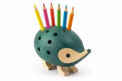 Cute Hedgehog Pencil Holder 3D model