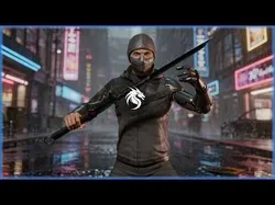 Cyber Mercenary Low-poly 3D model