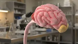 Dog Brain with Spinal Cord Anatomy 3D model