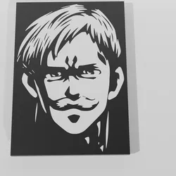 Escanor Seven Deadly Sins Decor - Wall Art Multicolor