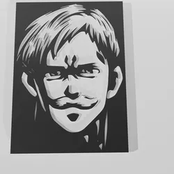 Escanor Seven Deadly Sins Decor - Wall Art Onecolor
