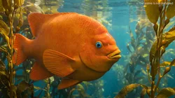 Garibaldi Damselfish Orange 3D model