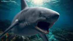 Great White Shark Set Animated Rigged For Maya 3D model