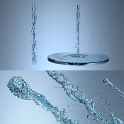 Liquid Flow Set For Blender 3D model