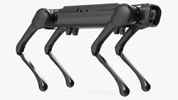 Robot Dog Rigged for Cinema 4D 3D model