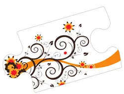 serving cutting board with nice scheme