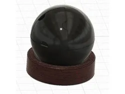 Three-sided Square on a Sphere