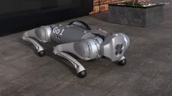 Unitree Go1 Inspection Robot Rigged For Blender 3D model