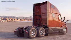 Aerodynamic Sleeper Cab Tractor Unit Rigged 3D model