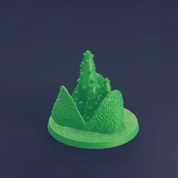 Alien Fungus KJ – Bioluminescent-Inspired Sci-Fi Plant for Tabletop & Dioramas