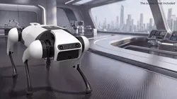 CyberDog Quadruped Robot Rigged For Maya 3D model