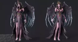 Demon Princess Character Low-poly 3D model