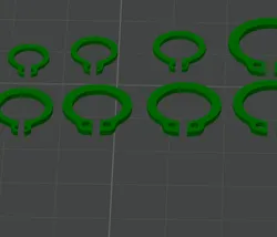 External locking rings External locking rings