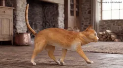 Ginger Domestic Cat Rigged for Maya 3D model