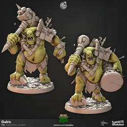 Golric (Pre-Supported) - DnD Orc | Cast n Play