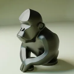 Gorilla sculpture