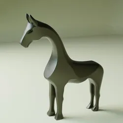 Horse sculpture