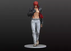 Iori Yagami Figurine The King of Fighters Inspired 3D print model