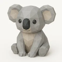 Koala Cute Low Poly