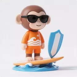 monkey 3D print model