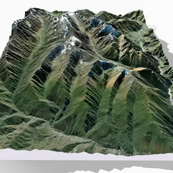 Mountain landscape Mount Shan Caucasus Mountains