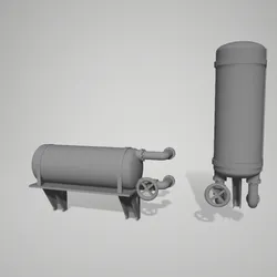 N Scale Wall Tank