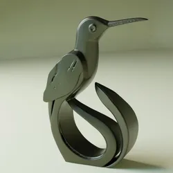 Nice bird sculpture