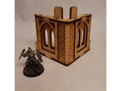 Nordgrim tower corner #4 for 3mm laser cut MDF