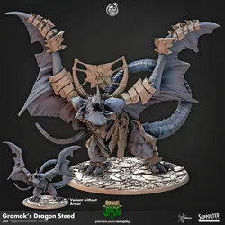 Ork Gromok´s Dragon Steed (Pre-Supported) - DnD | Cast n Play