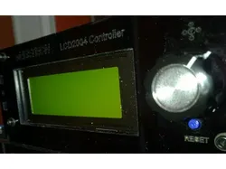 Reset Pushbutton and Washers for LCD2004 Display
