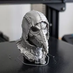 Rotting Plague Doctor Bust 3D print model