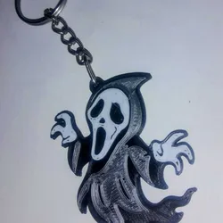 Scream keychain