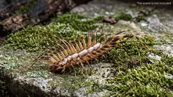 Scutigera Coleoptrata Idle Fur Animated Rigged For Maya 3D model