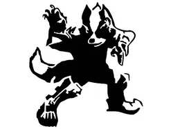 SF Wolf stencil
