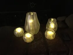 Spiral Vase Set - Tea Light Set