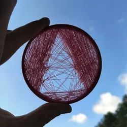 string art sapin