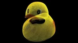 The Turntable Duck - 3D point cloud from Zivid