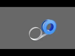 Thread Seal Tape PBR Animated Low-poly 3D model