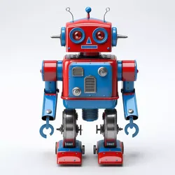 Vintage SciFi Toy Robot 3D model