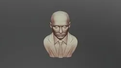 3D Sculpture of Vladimir Putin 3D model