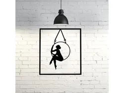 Aerial Girl Wall Art  2D