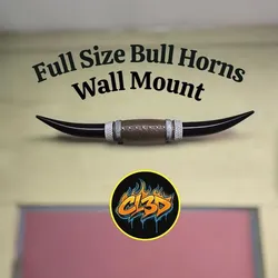 Bull Horns - Full Size Wall Hanger