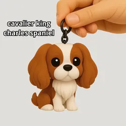 Cavalier king charles paniel keychain