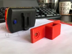 Cheap Bike Light Mount Adapter