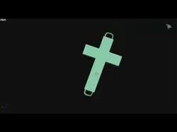 Cross Bracelet Part 3D print model