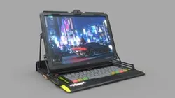 CyberPunk Laptop Concept Design