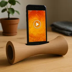 🎵 Enceinte Naturelle pour Smartphone📱