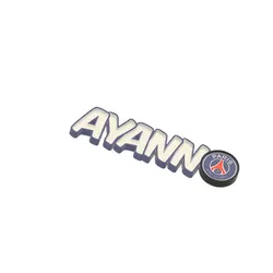 First name LED TO ASSEMBLE Ayann PSG