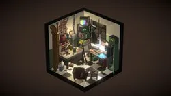 Isometric Post-Apocalyptic Room