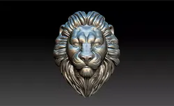 LION FACE PENDENT 3D print model